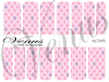 Water Transfer Decals - Girly Girl - Diamonds - Venus Nail Art Supplies