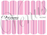 Water Transfer Decals - Girly Girl - Stripes #6704d - Venus Nail Art Supplies