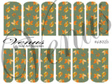 Water Transfer Decals - FALLing in Love #6802b - Venus Nail Art Supplies Australia