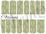 Water Transfer Decals - Safe Floral #6811b - Venus Nail Art Supplies Australia