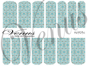 Water Transfer Decals - Xmas 03 #6903c - Venus Nail Art Supplies Australia