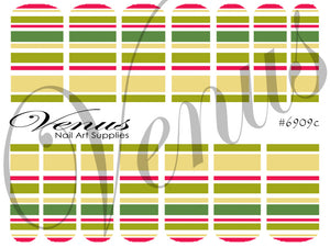 Water Transfer Decals - Christmas 09d #6909d - Venus Nail Art Supplies Australia