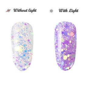 Light Change Glitter 6521 | Venus Nail Art Supplies Australia